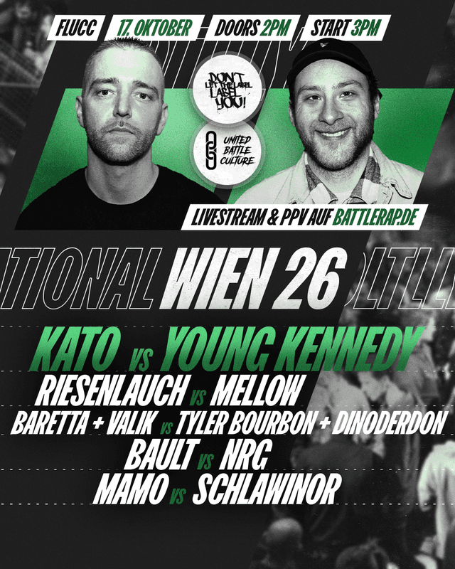 Rap Battles DLTLLY x UBCRap Battles DLTLLY x UBC@Wanne – Flucc / Flucc Wanne