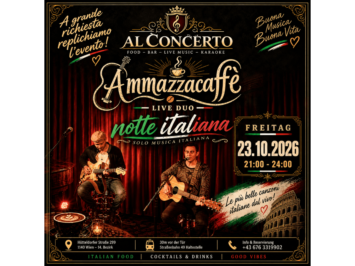 LIVE AMMAZZACAFFÈ – AL CONCERTO