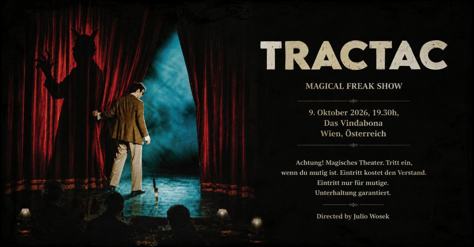 TRACTAC – "Freak Show Cabaret" – Das Vindobona
