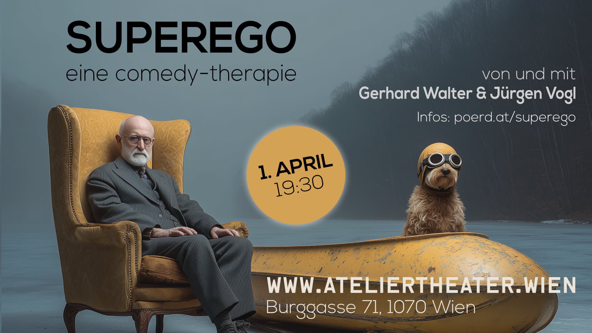 SUPEREGO - eine Comedy - Therapie von und mit Gerhard Walter & Jürgen Vogl