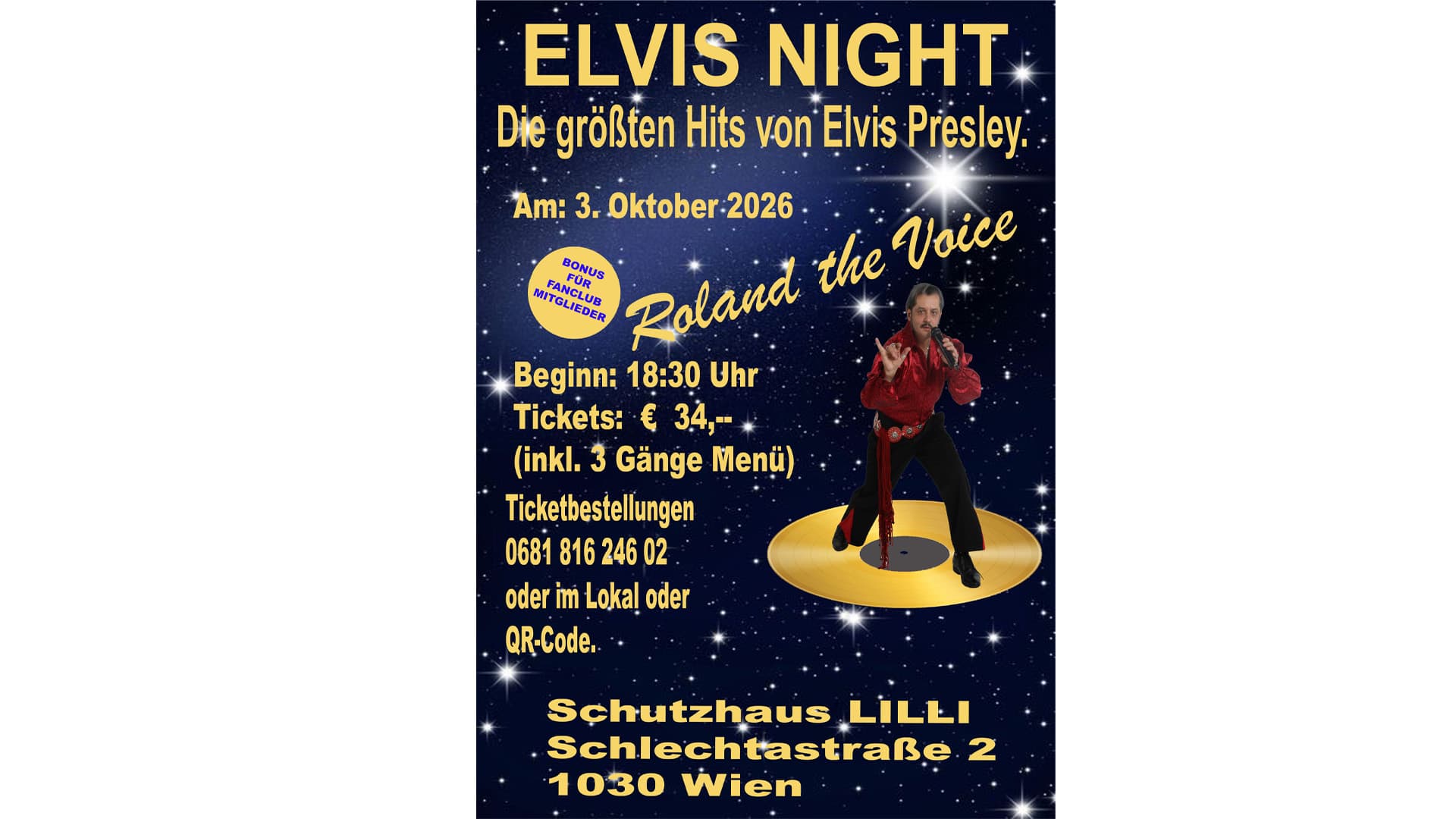 Elvis - Night – Schutzhaus "LILLI"