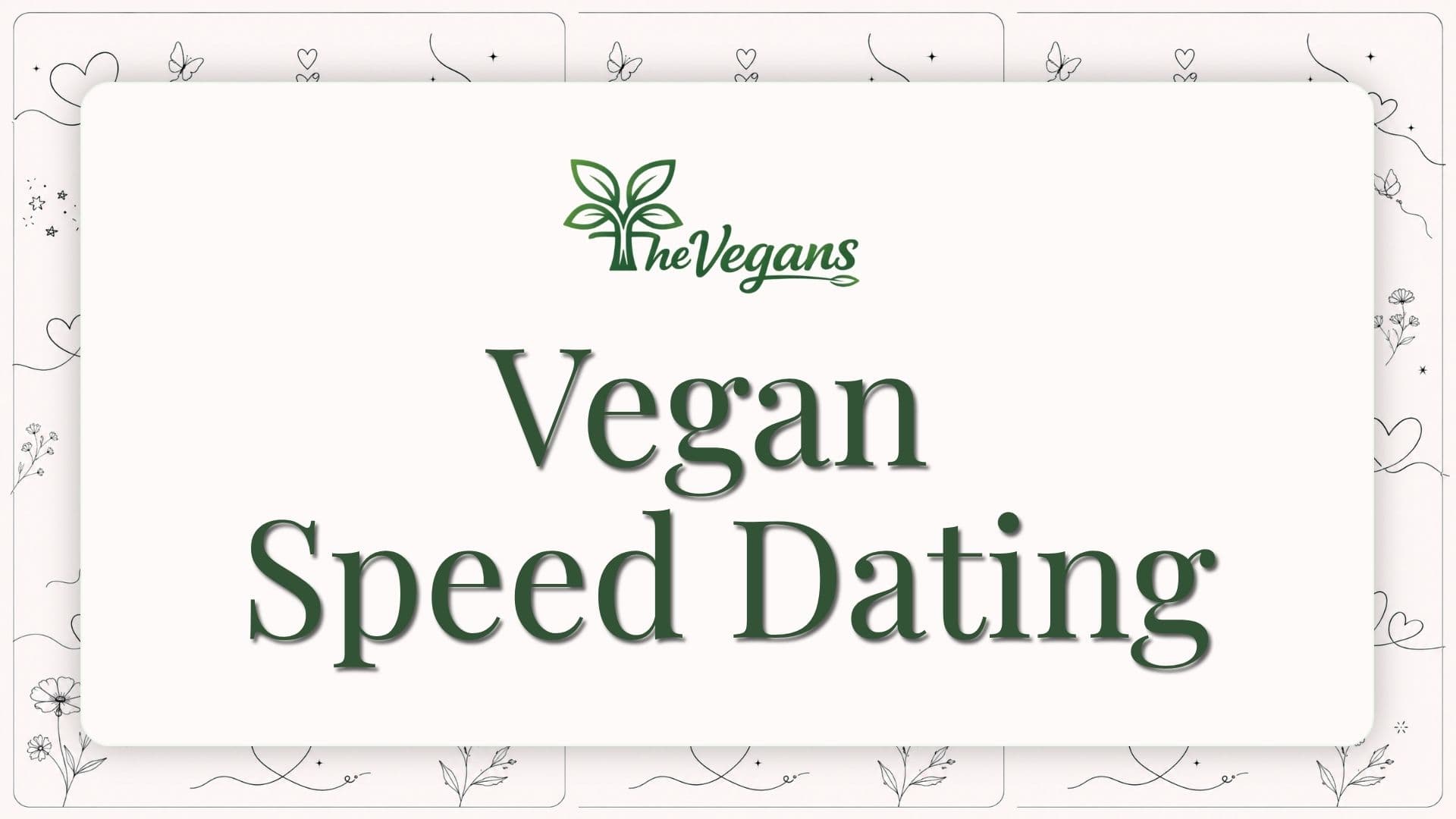 Speed Dating Vegan