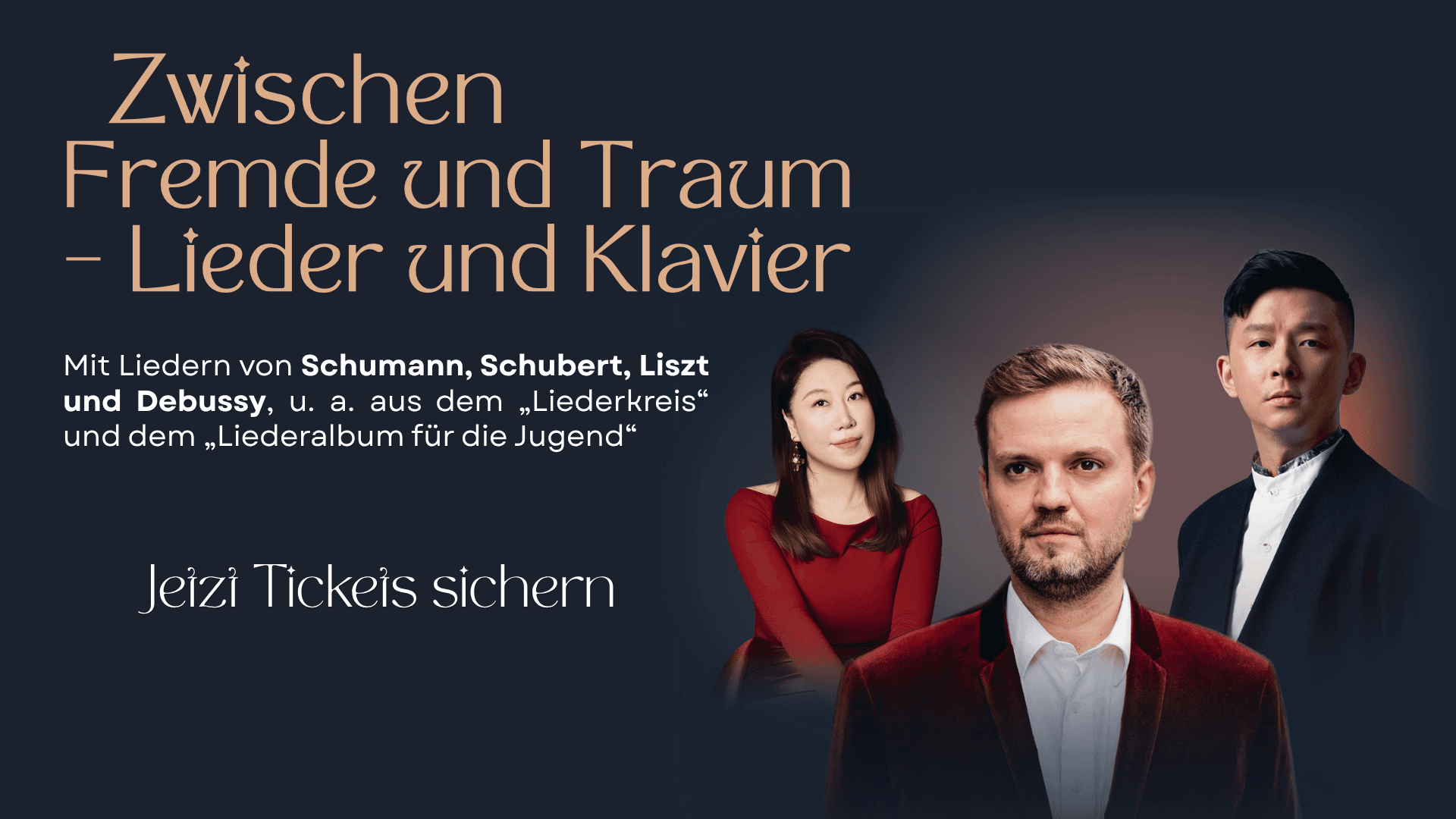 Zwischen Fremde und Traum: Lieder und Klavier – Ehrbar Saal Wien