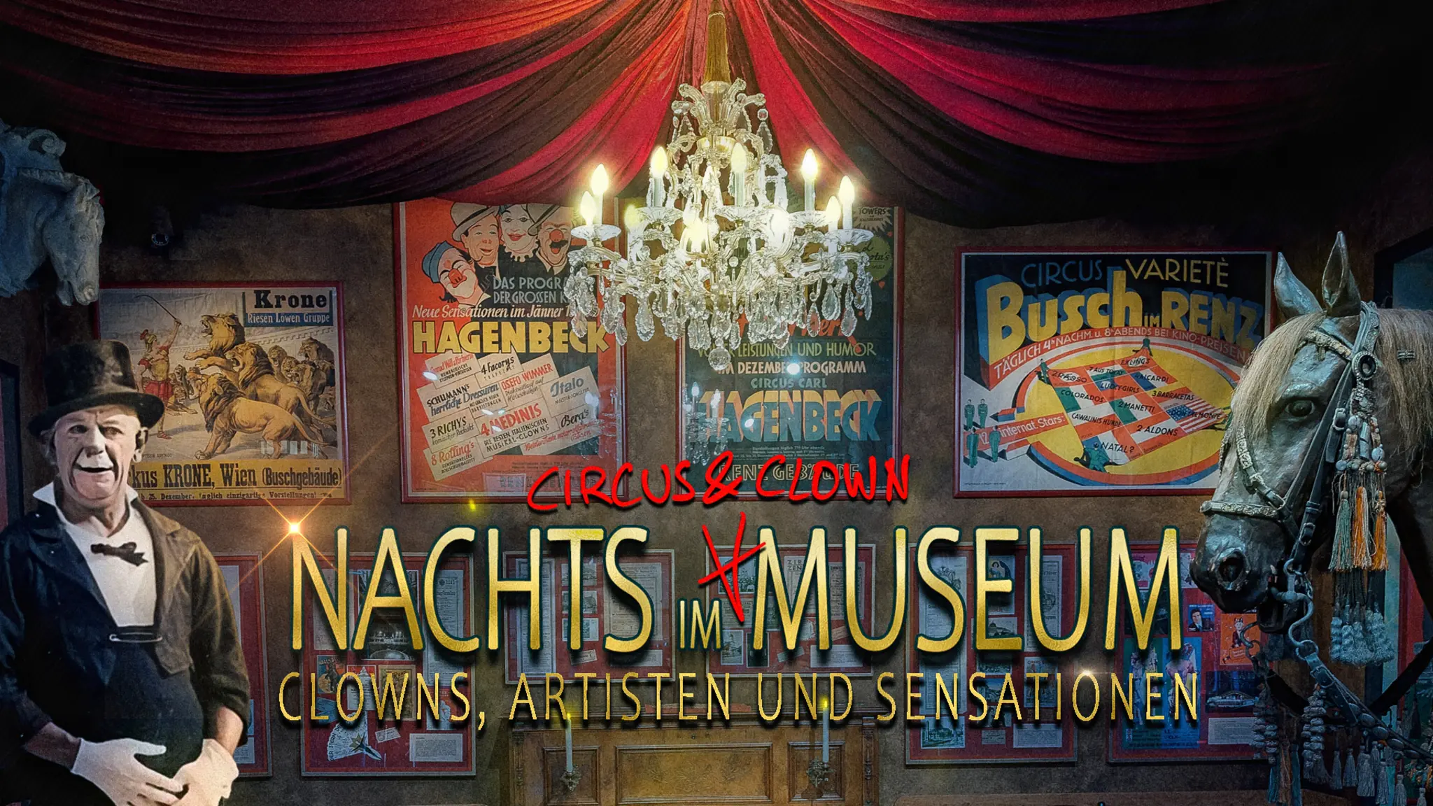 Nachts im Circus- & Clownmuseum – Exklusive Abendführung durch die verborgene Welt des Circus ✨