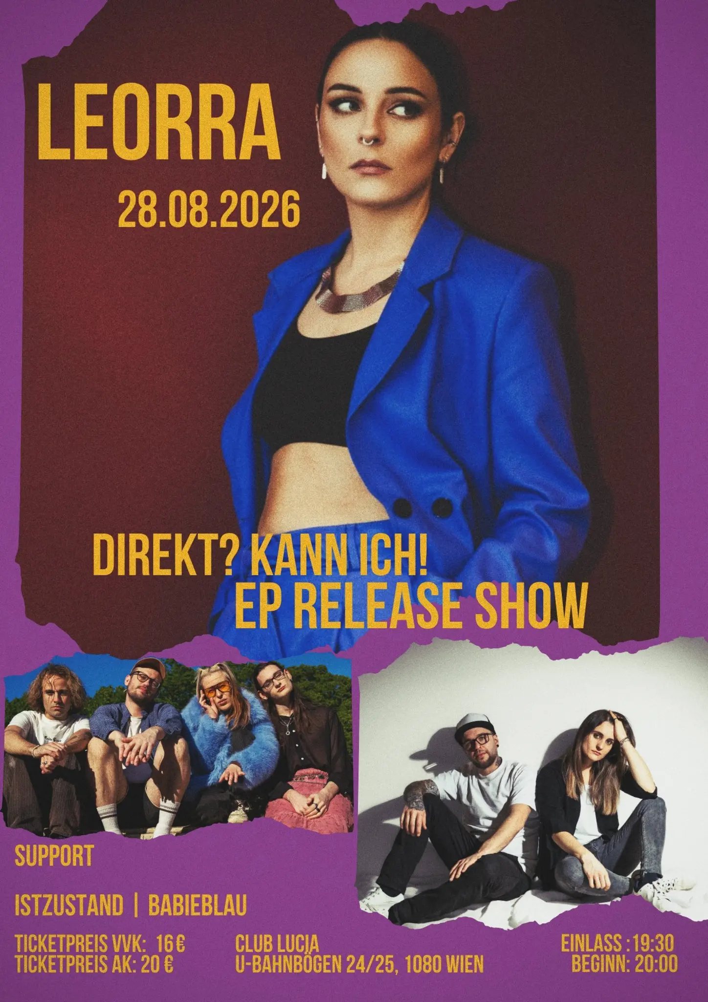 LEORRA - DIREKT? KANN ICH! EP Release Show