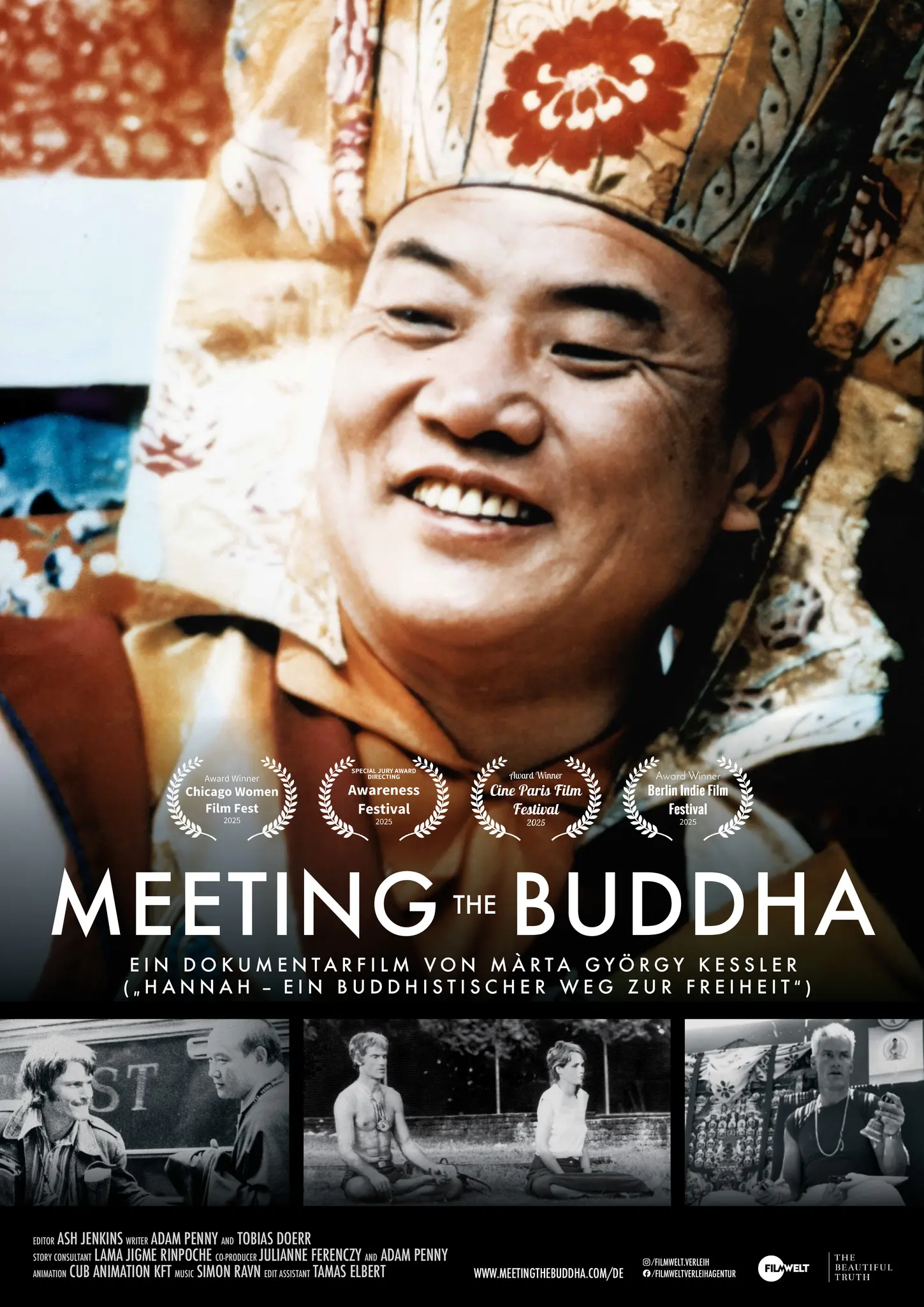 Ab 25.9. österreichweit im Kino: Die preisgekrönte Dokumentation “Meeting The Buddha”. Ein Film von Marta György-Kessler – U…