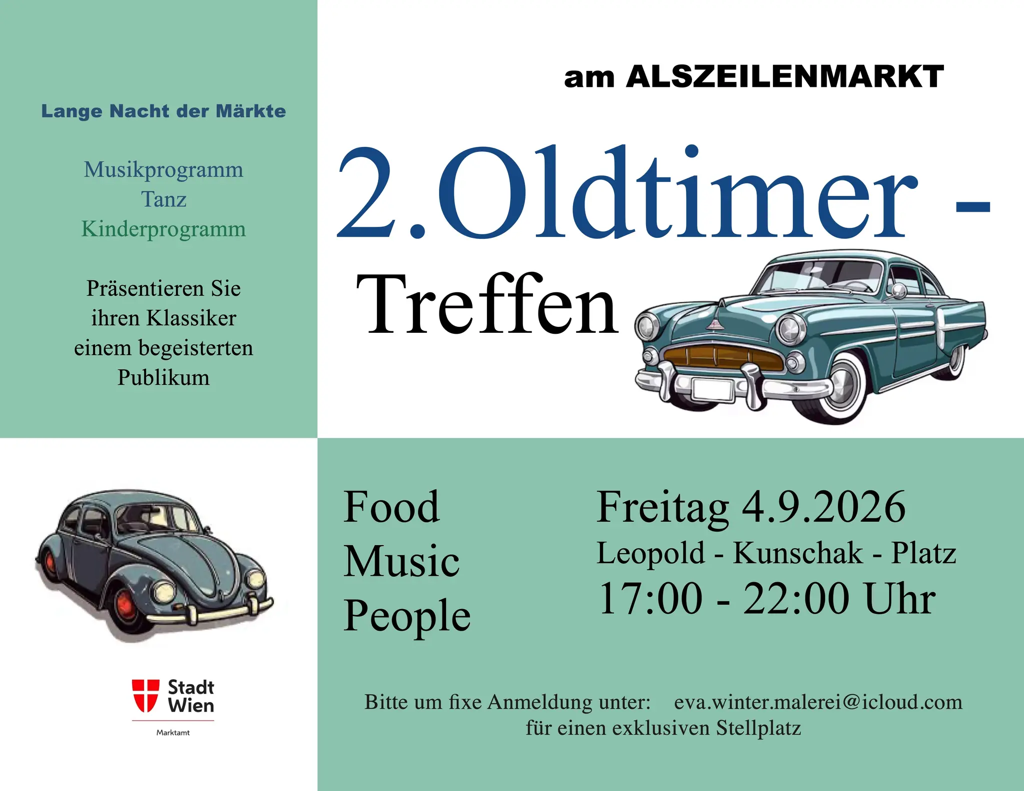 Lange Nacht der Märkte mit Oldtimer Treffen – Alszeilenmarkt