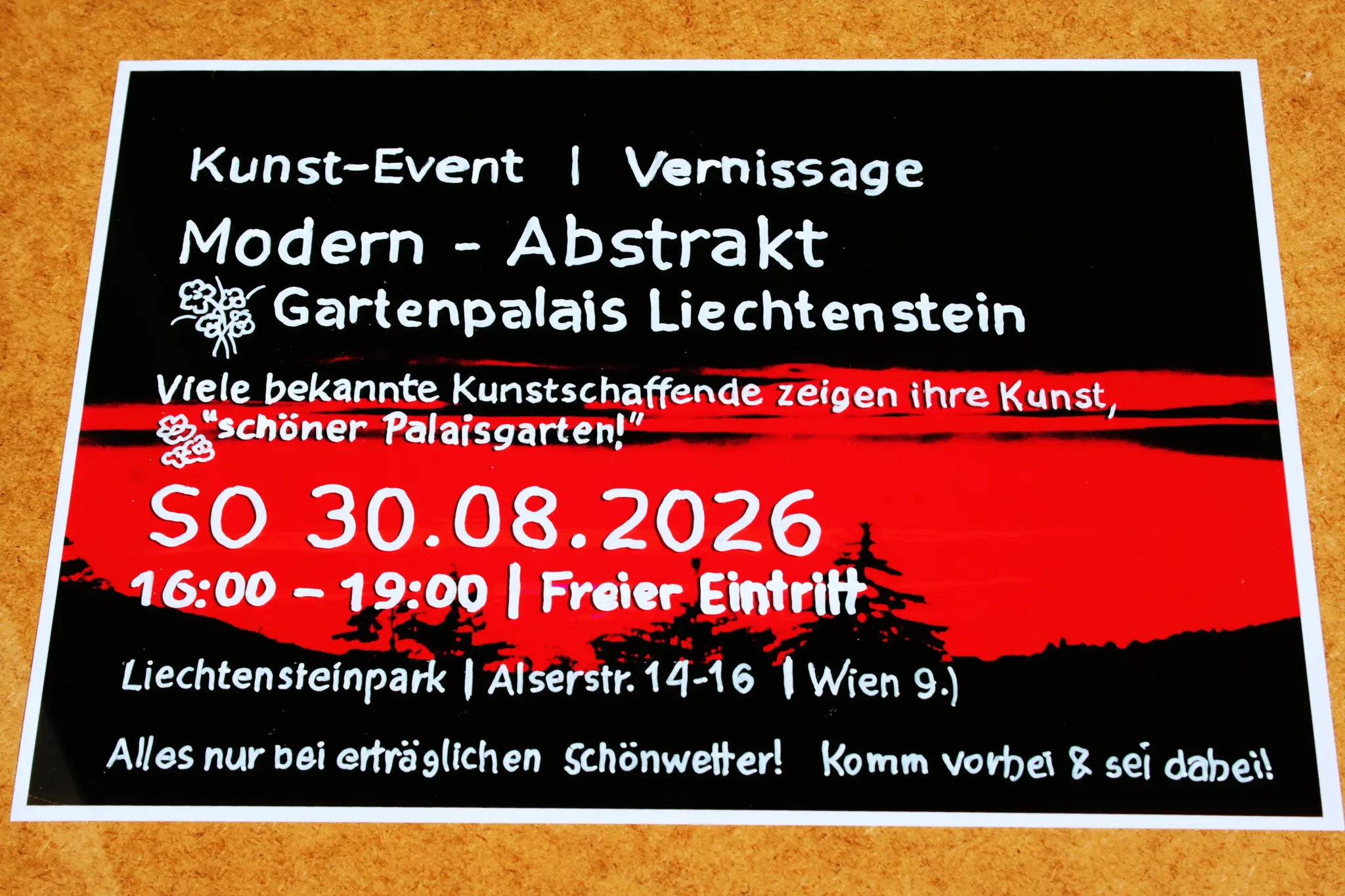 Kunstgenuss mit Robin der Künstler und Chillen im kühlen Park!