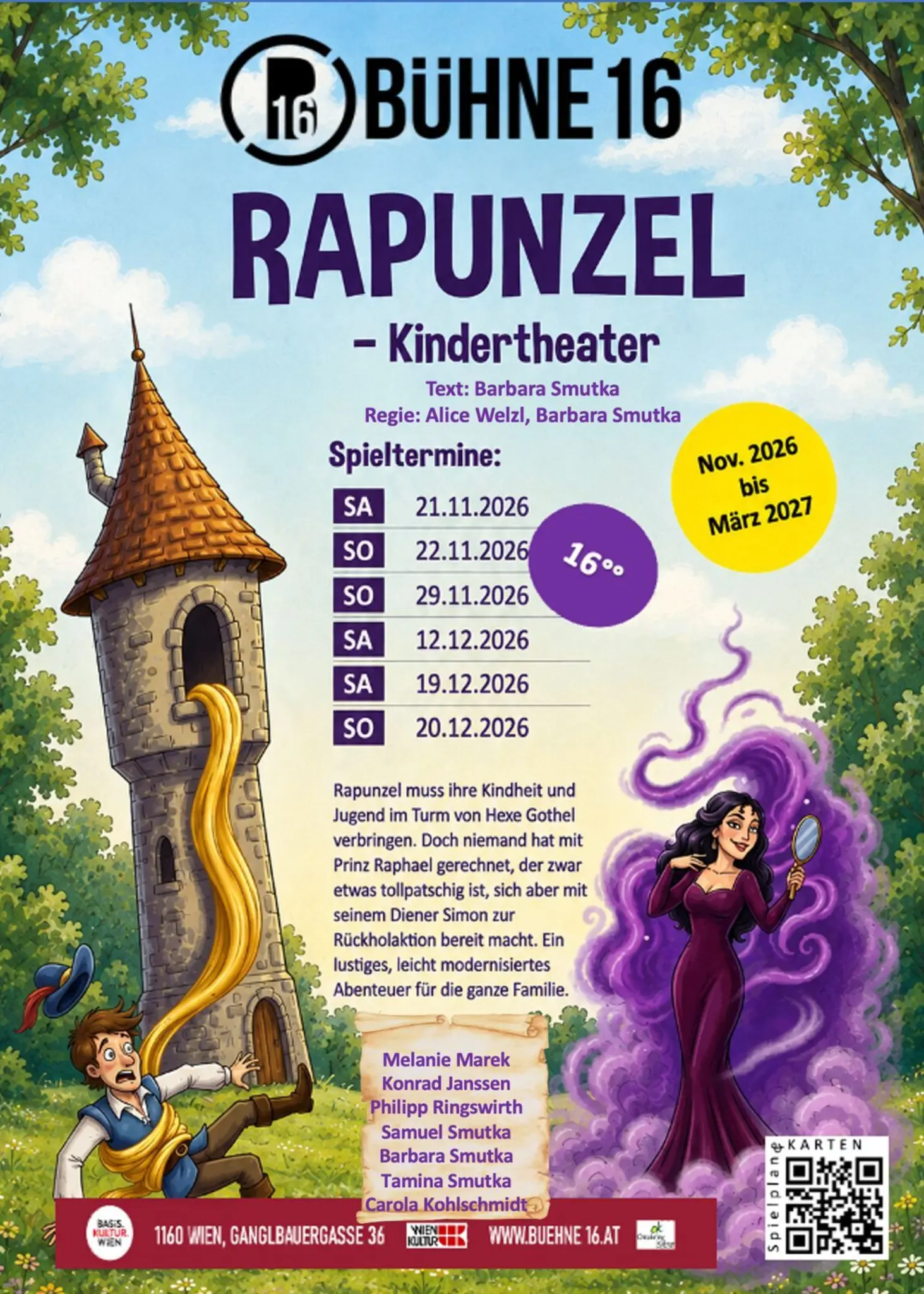 Rapunzel - Märchentheater für Kinder