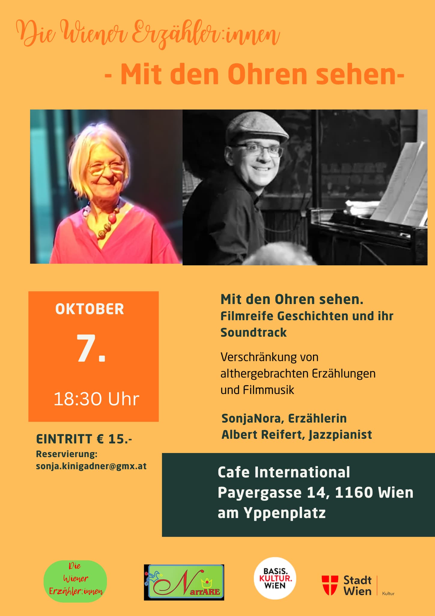 Mit den Ohren sehen – Filmreife Geschichten und ihr Soundtrack – Cafe International