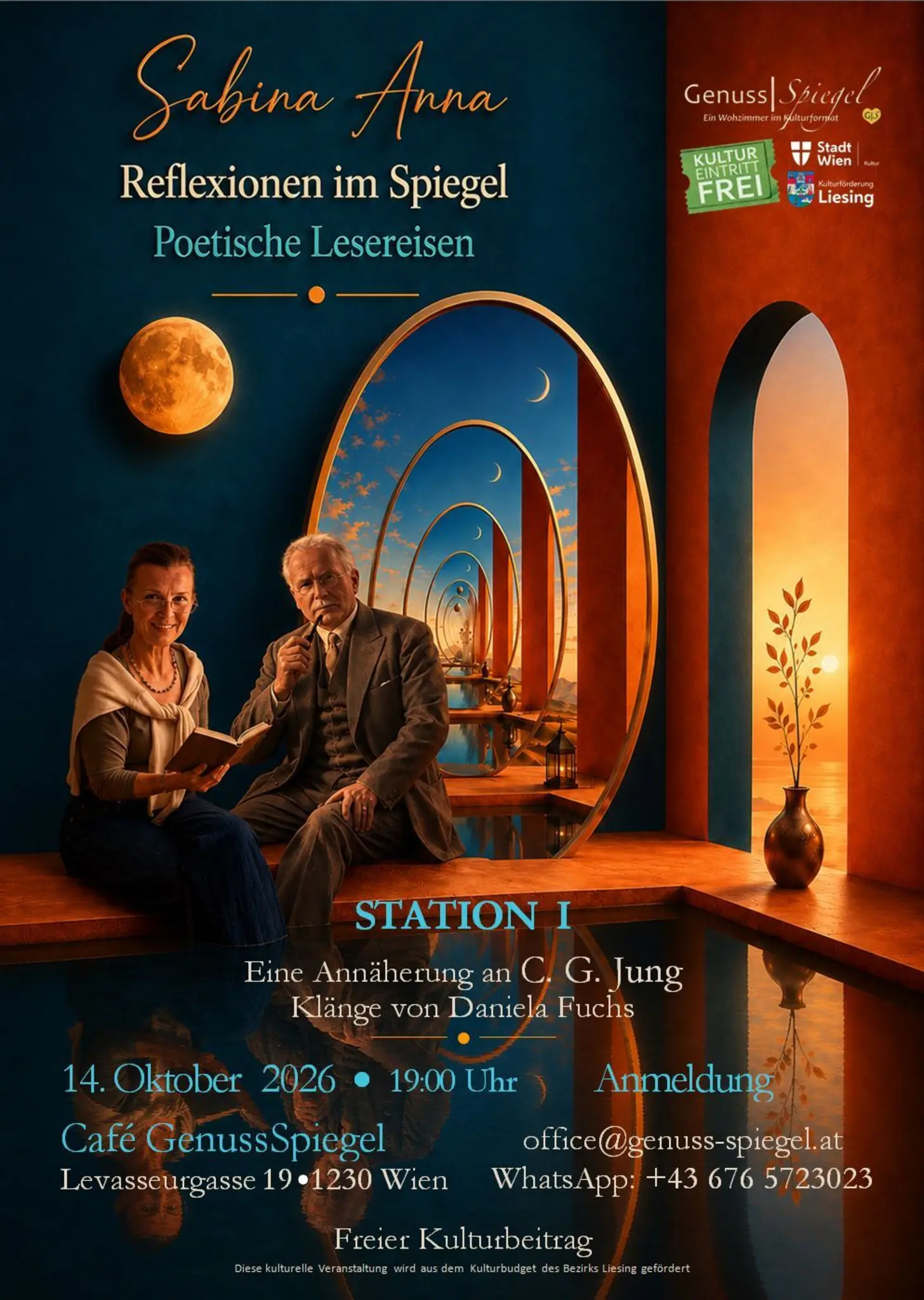 GenussSpiegel präsentiert: "Reflexionen im Spiegel – Poetische Lesereisen" - Station I – Poetische Annäherung an C. G. Jung…