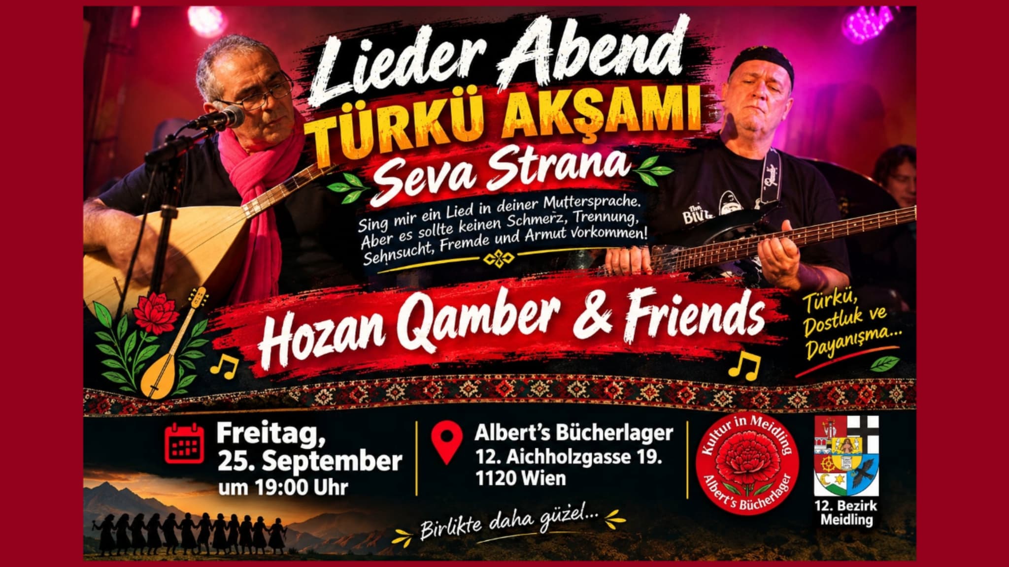 Liederabend in Meidling – Kulturverein Alberts Bücherlager