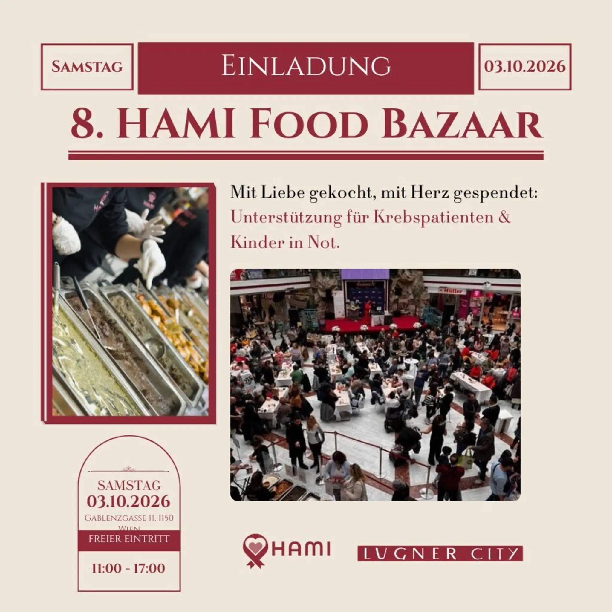 8. HAMI Food Bazaar – Lugner City