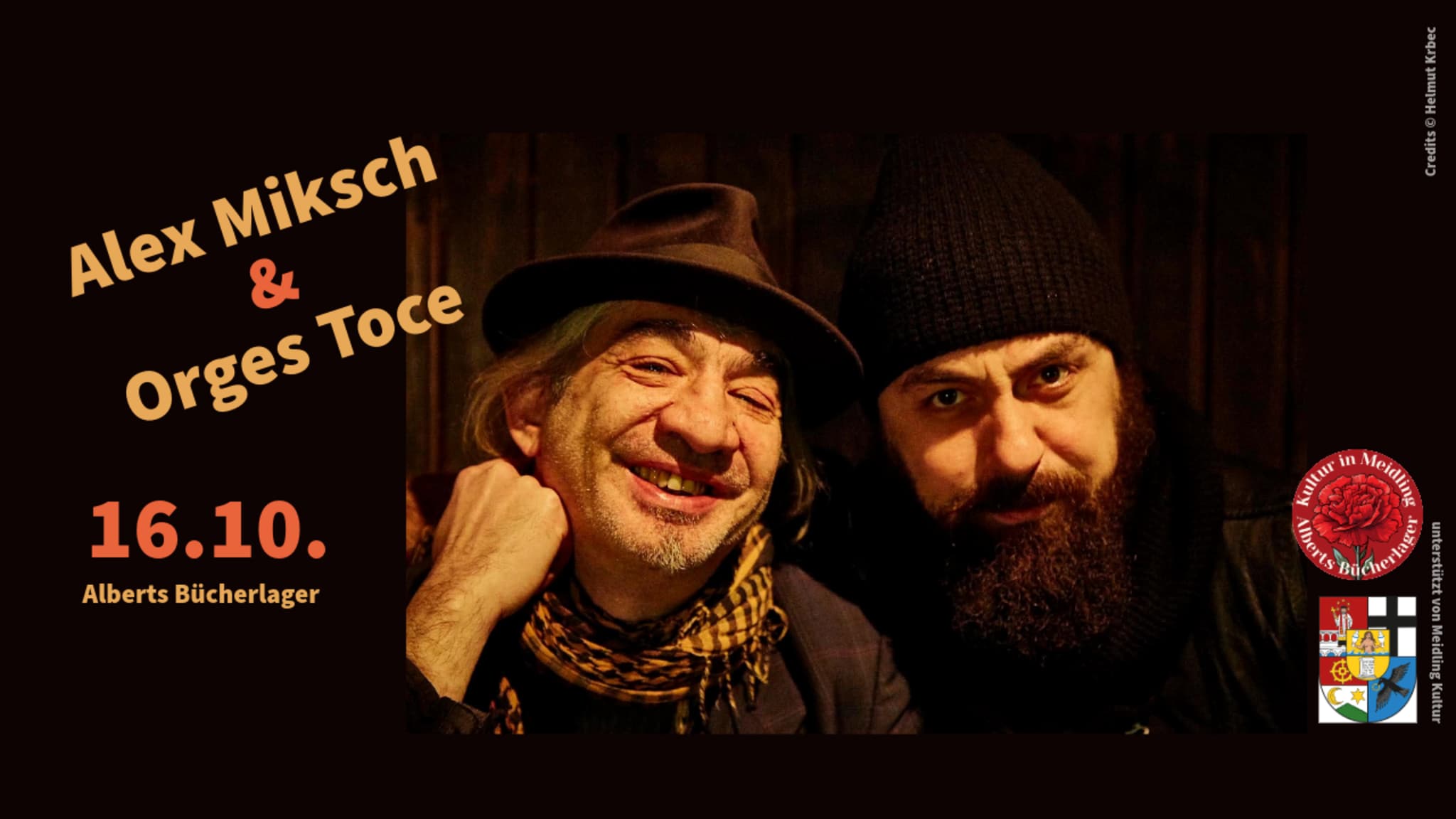 Waldviertler Dialekt-Blues trifft virtuosen „Balkanbilly“: – Kulturverein Alberts Bücherlager
