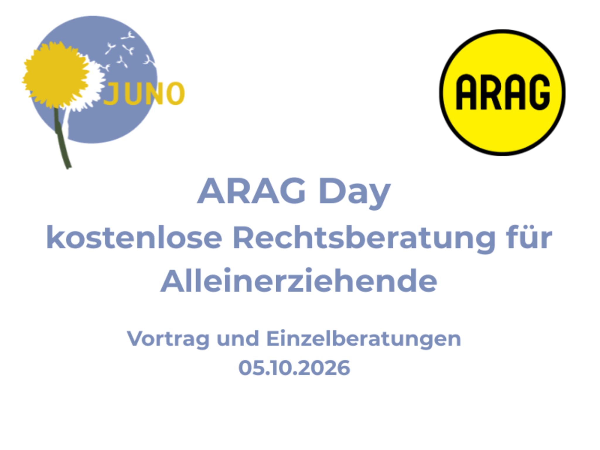 ARAG Day kostenlose Rechtsberatung für Alleinerziehende – Bloch-Bauer-Promenade 20