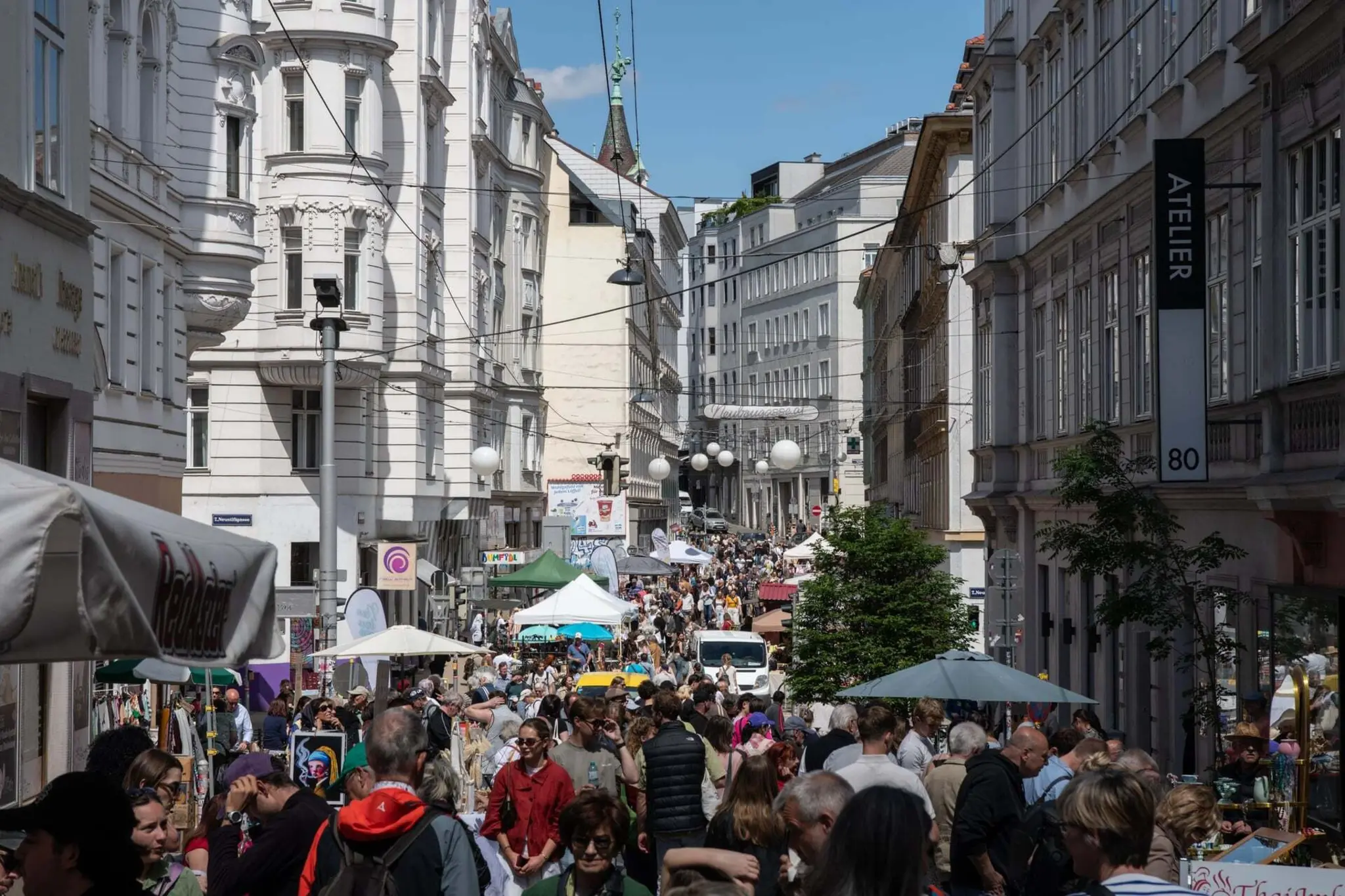 Flaniermarkt macht die Neubaugasse zur Kulturmeile