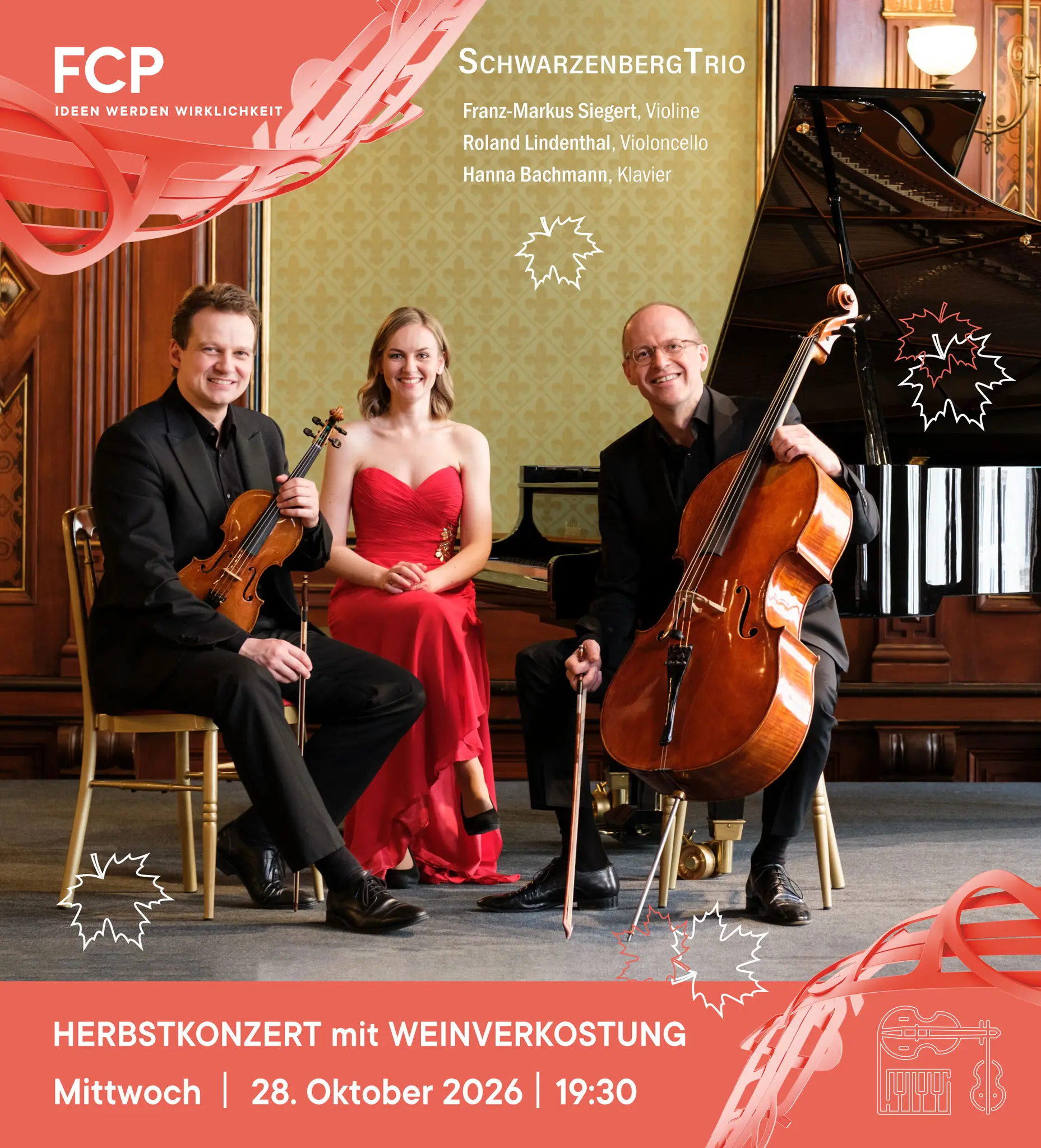 Herbstkonzert des Schwarzenberg Trios