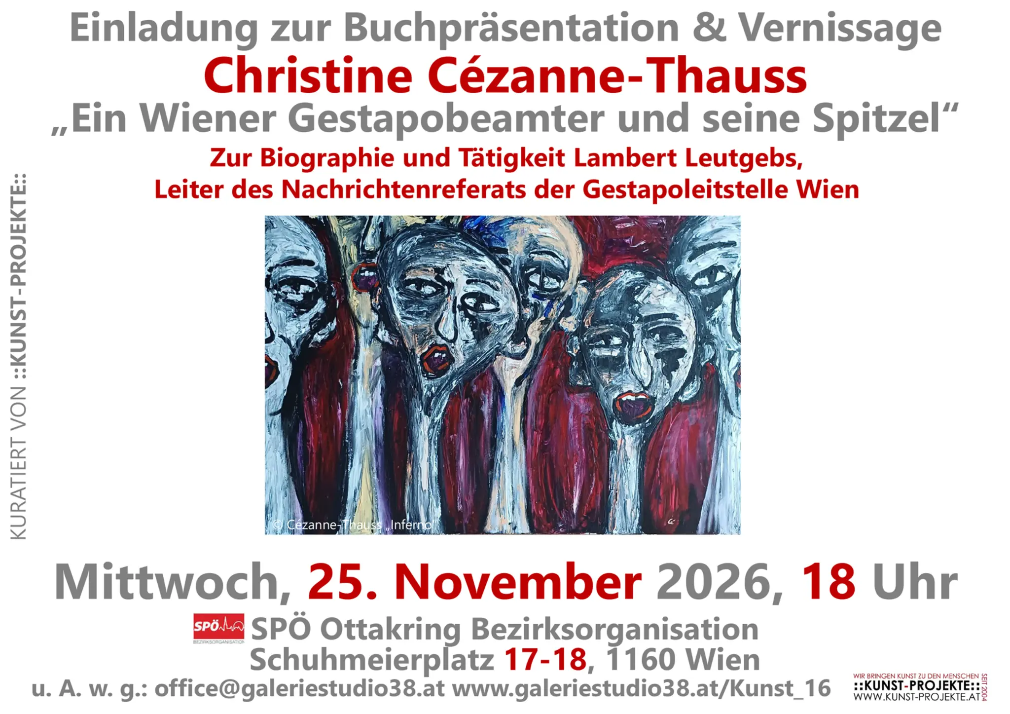 Packende Buchpräsentation über die Gestapoleitstelle Wien! – Schuhmeierpl. 17-18