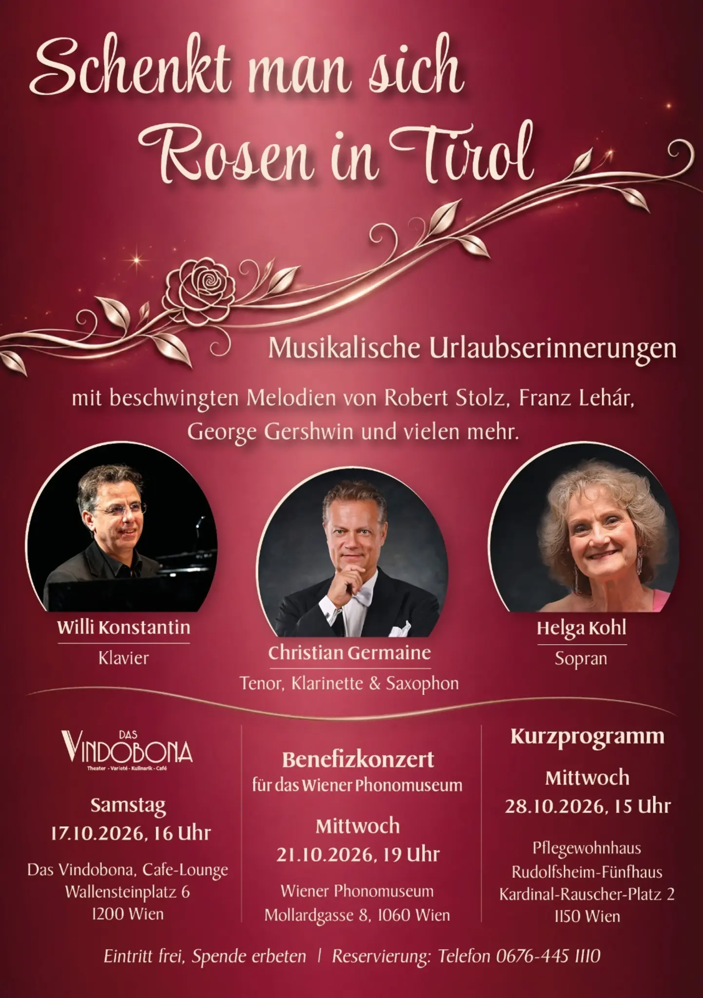 Schenkt man sich Rosen in Tirol - musikalische Urlaubserinnerungen