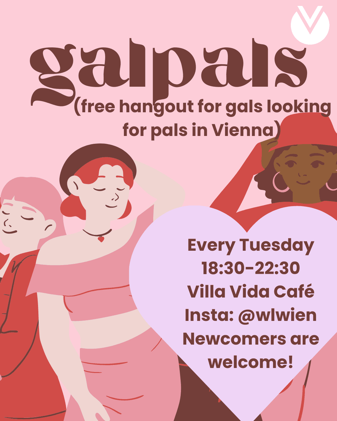 GalPals – Weekly Sapphic Meetup – Villa Vida Café