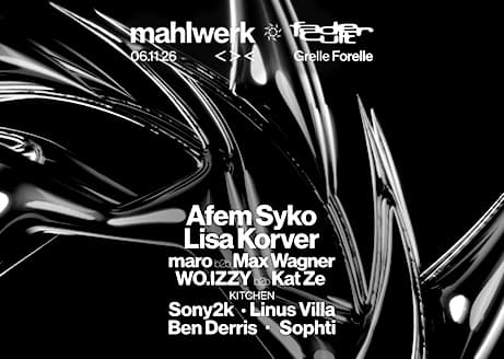 06/11 MAHLWERK & Fadercult w/ Afem Syko & Lisa Horver