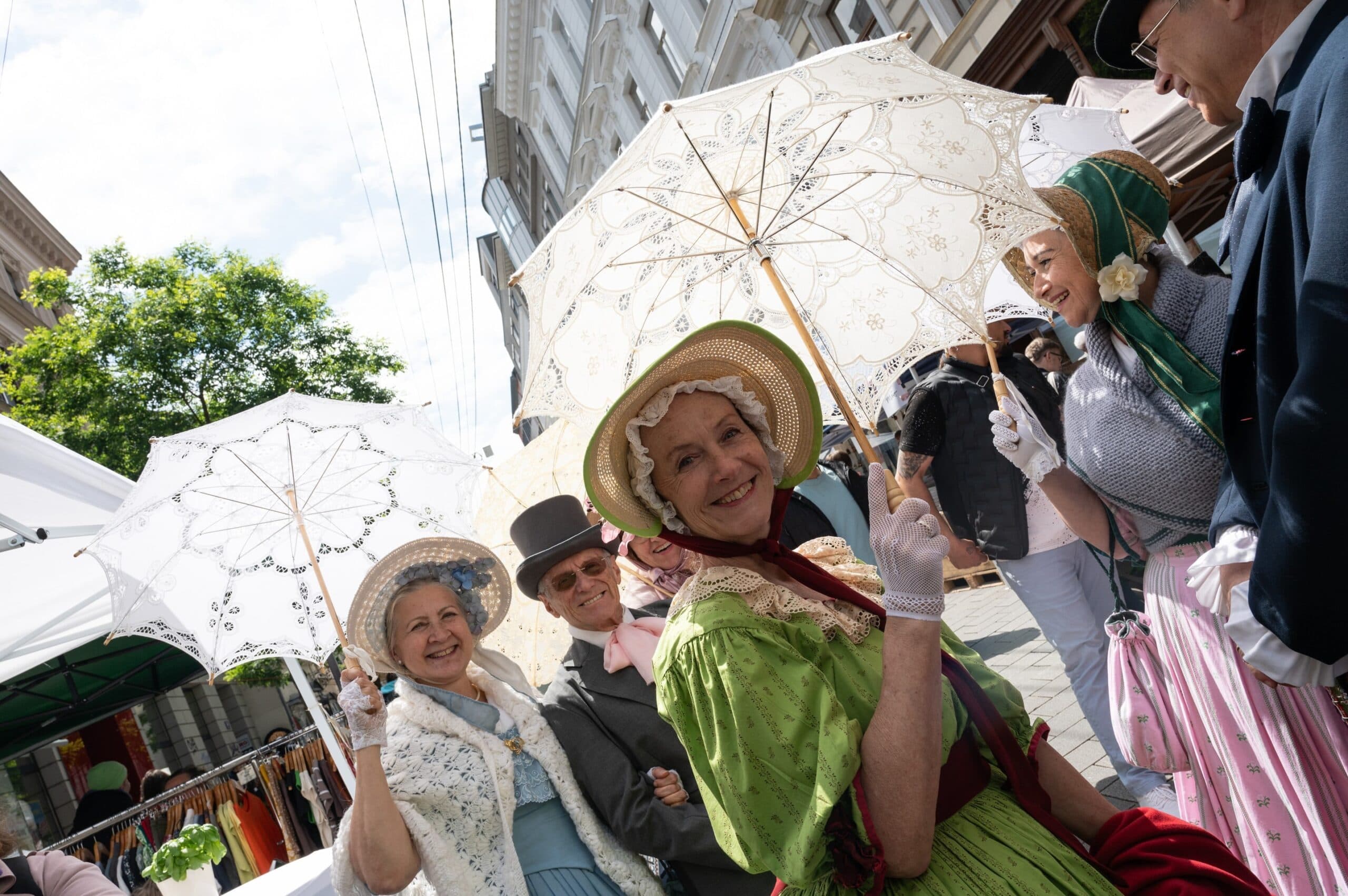 Flaniermarkt in der Neubaugasse
