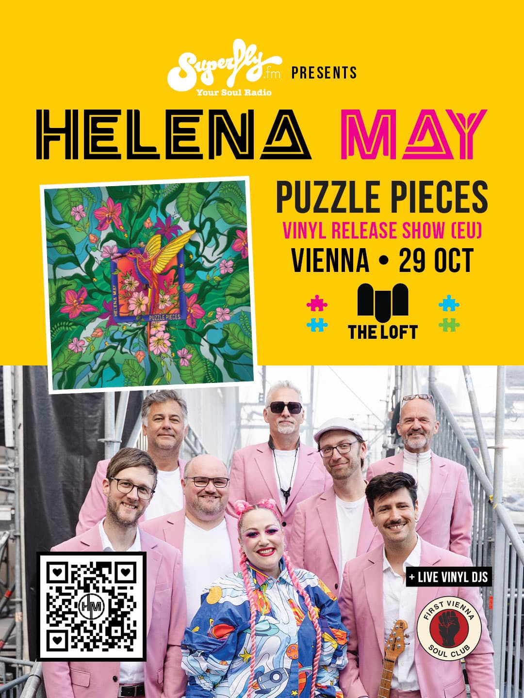 Radio Superfly presents Helena May • ‘Puzzle Pieces’ • Vinyl Release Show – The Loft
