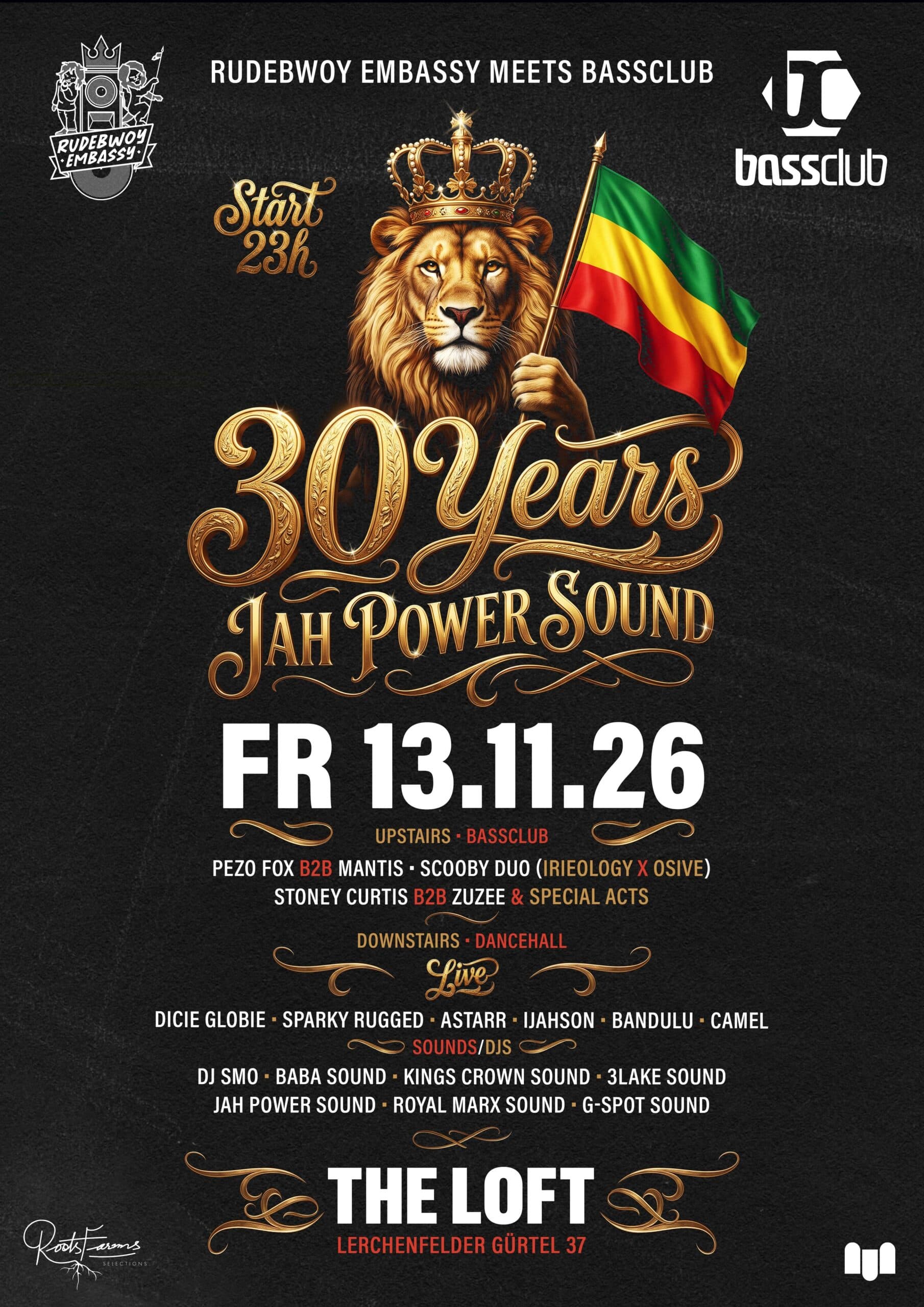 Rudebwoy Embassy meets Bassclub – 30 years Jah Power Sound