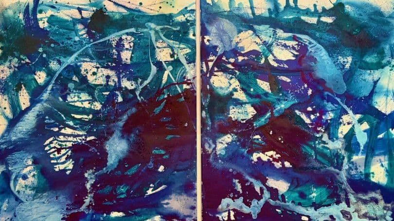 Aqua abstract-alte-schieberkammer – Alte Schieberkammer Schmelz