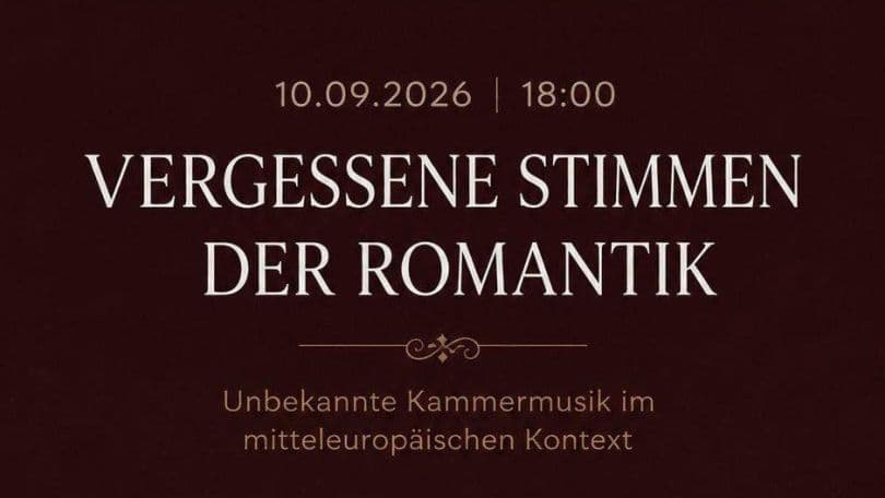 Vergessene Stimmen der Romantik