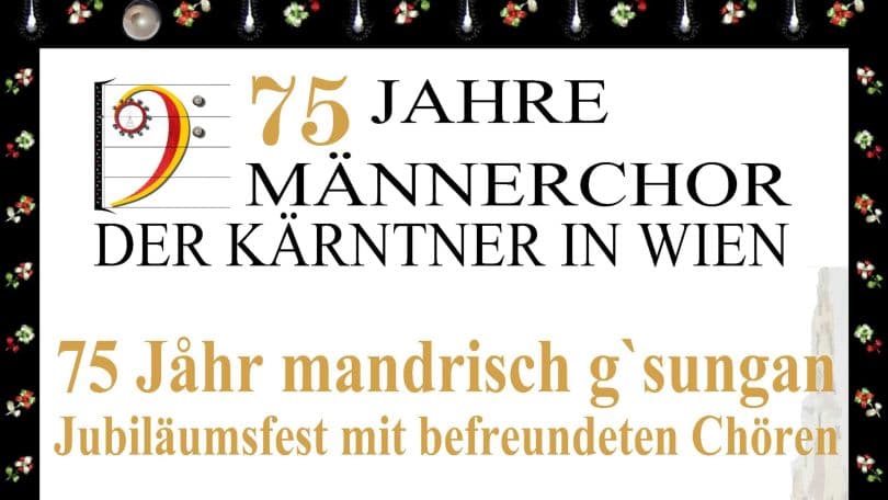 75 Jahre Maennerchor der Kaerntner