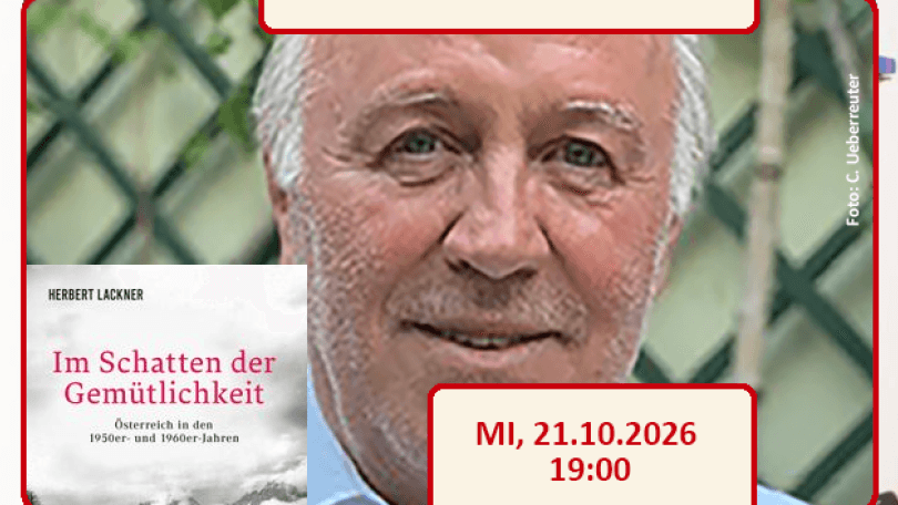 Lesung Lackner: Im Schatten der Gemütlichkeit – Tischlerei Holzträume